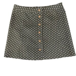 She + Sky polka dot mini skirt